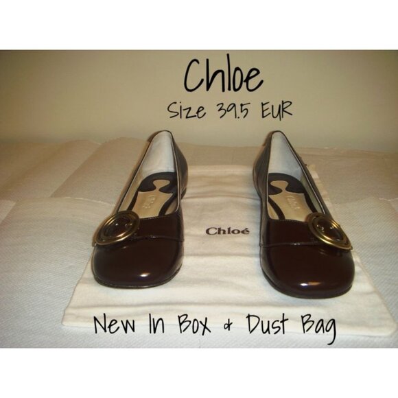 Chloe Shoes - Chloe Brown Ballet Flats Shoes Size 9.5 US | 39.5 EUR | New In Box